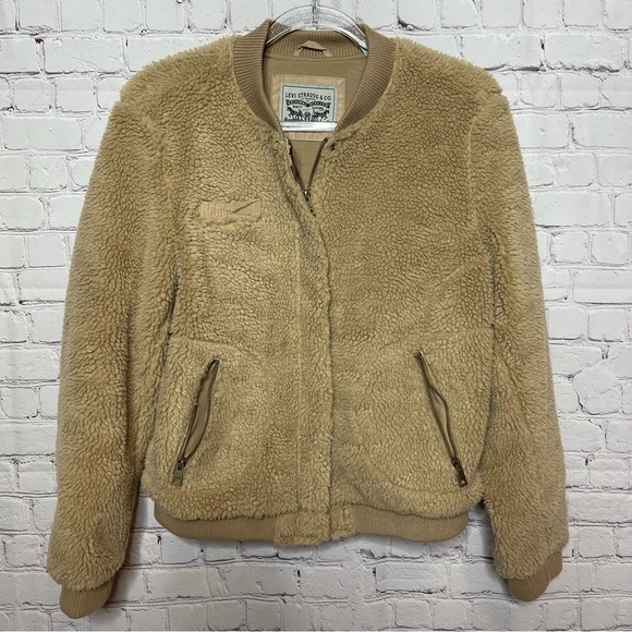 Levi’s Sherpa Fleece Teddy Jacket size Large - Picture 2 of 16